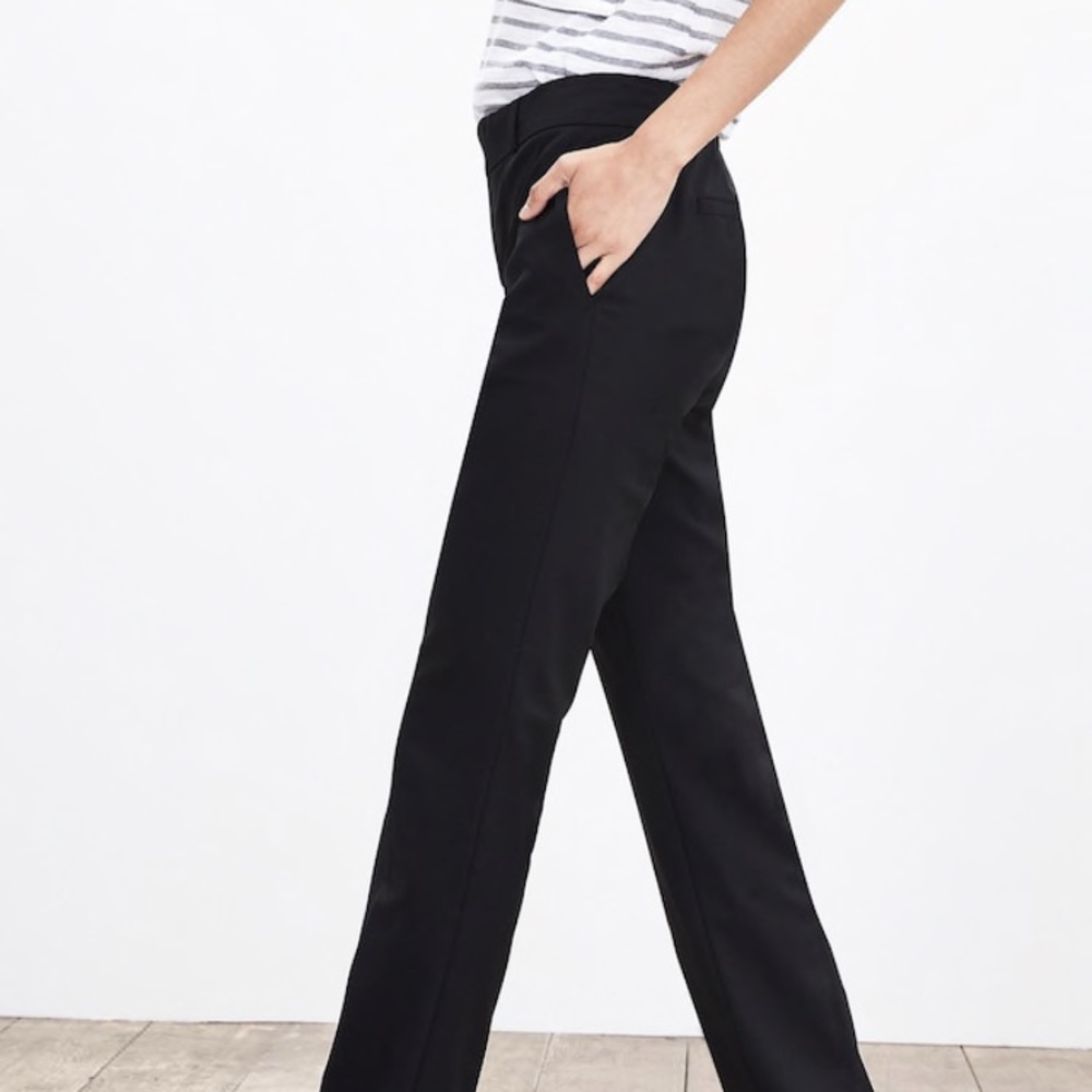 Banana Republic Wool Martin pants, Black